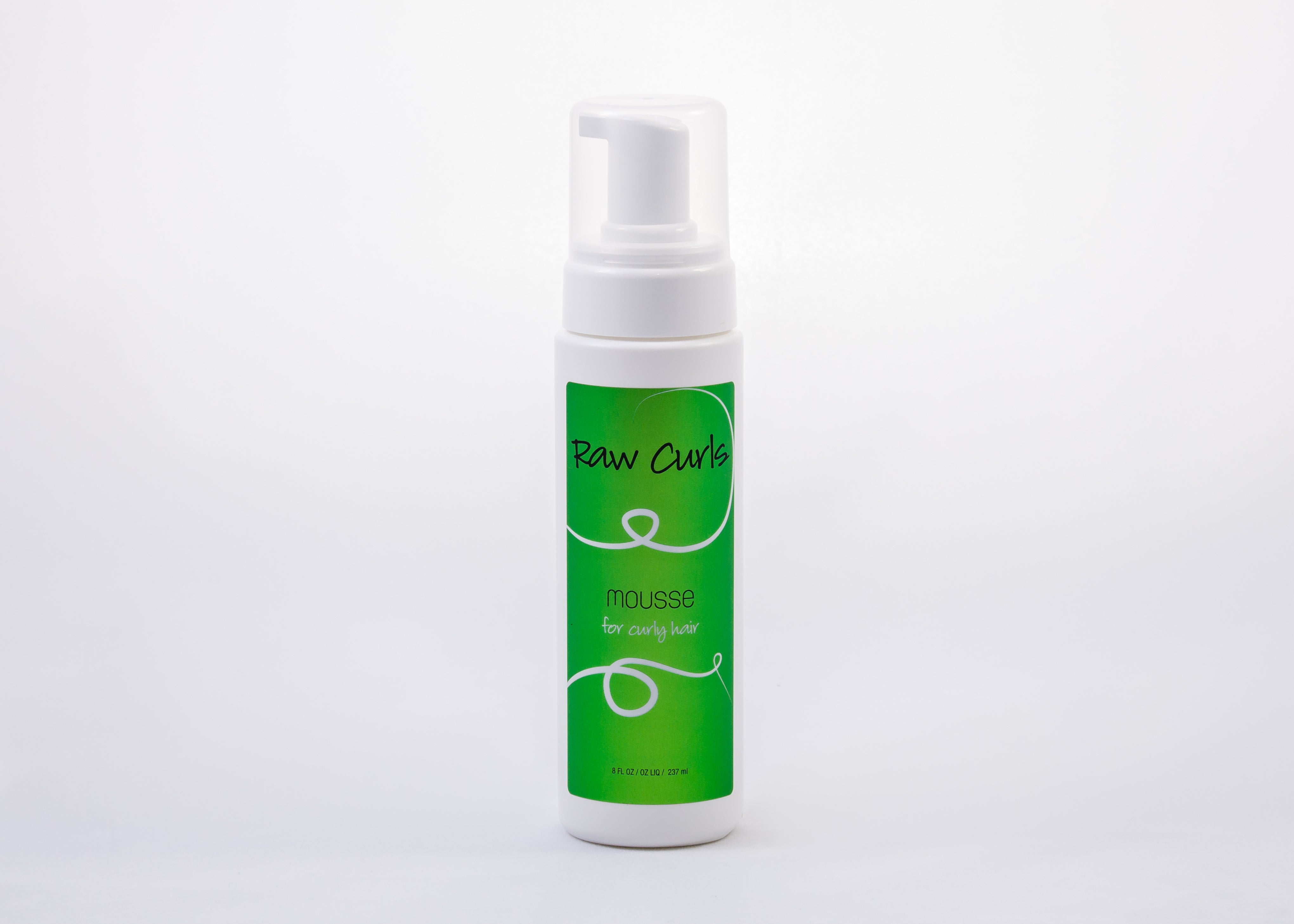 Raw Curls Mousse 8oz Raw Hair Organics
